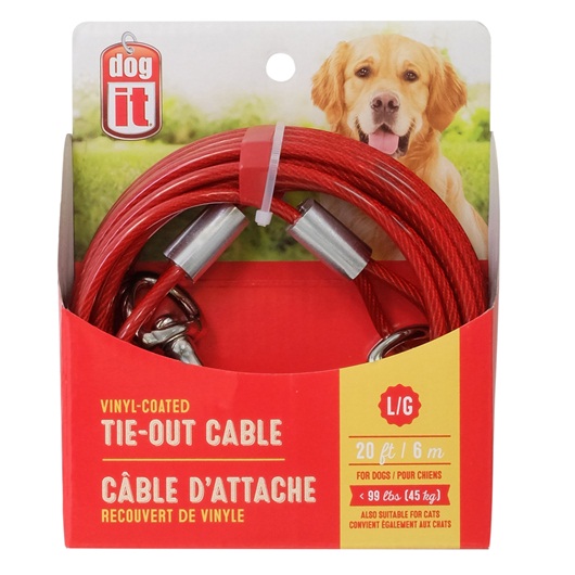 DOGIT CABLE AMARRE ROJO 6 M